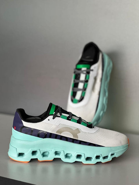 On Running Cloudmonster Blanco Azul